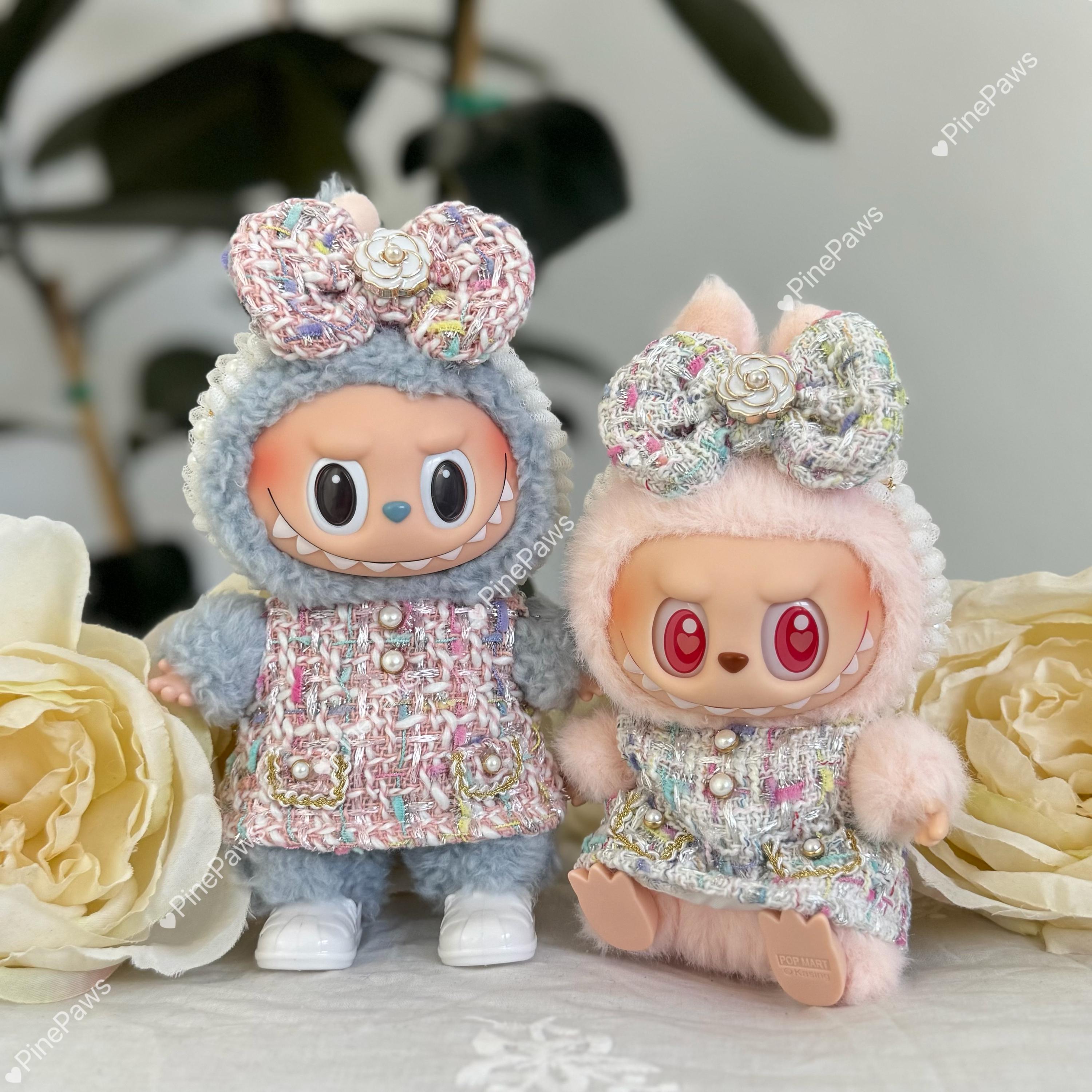 シャネルラブ　ラブブ コスチューム ラブブ着せ替え服 2点 Labubu chanel outfit - Etsy 日本