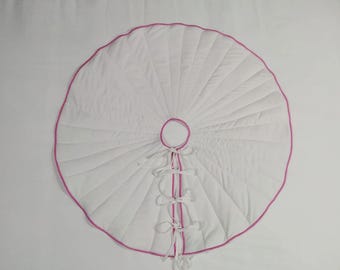 Kantenstickerei Gesteppter Weihnachtsbaum-Rock-Durchmesser von 48 "bis 116" Zoll.