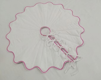 Gesteppter ausgebogter Stickerei-Weihnachtsbaum-Rock-Durchmesser von 48 "bis 116" Zoll.