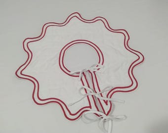 Doppelte ausgebogte Stickerei gesteppter Weihnachtsbaum-Rock Durchmesser von 48 "bis 116" Zoll.