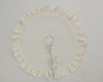 Elfenbein Weihnachtsbaum Rock Durchmesser von 48 "bis 116" Zoll.