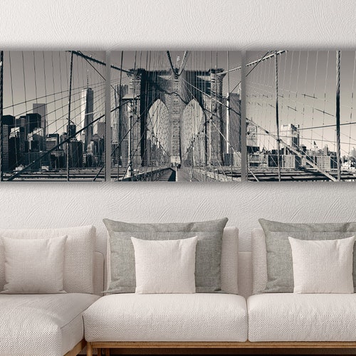 New York City Skyline Metal Wall Art / Housewarming Gift / Etsy