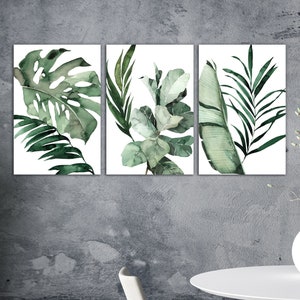 Tropical wall art Tropics beach Kitchen decor Plants wall art Tropical decor Tropical plants print Printable wall art Kitchen Art