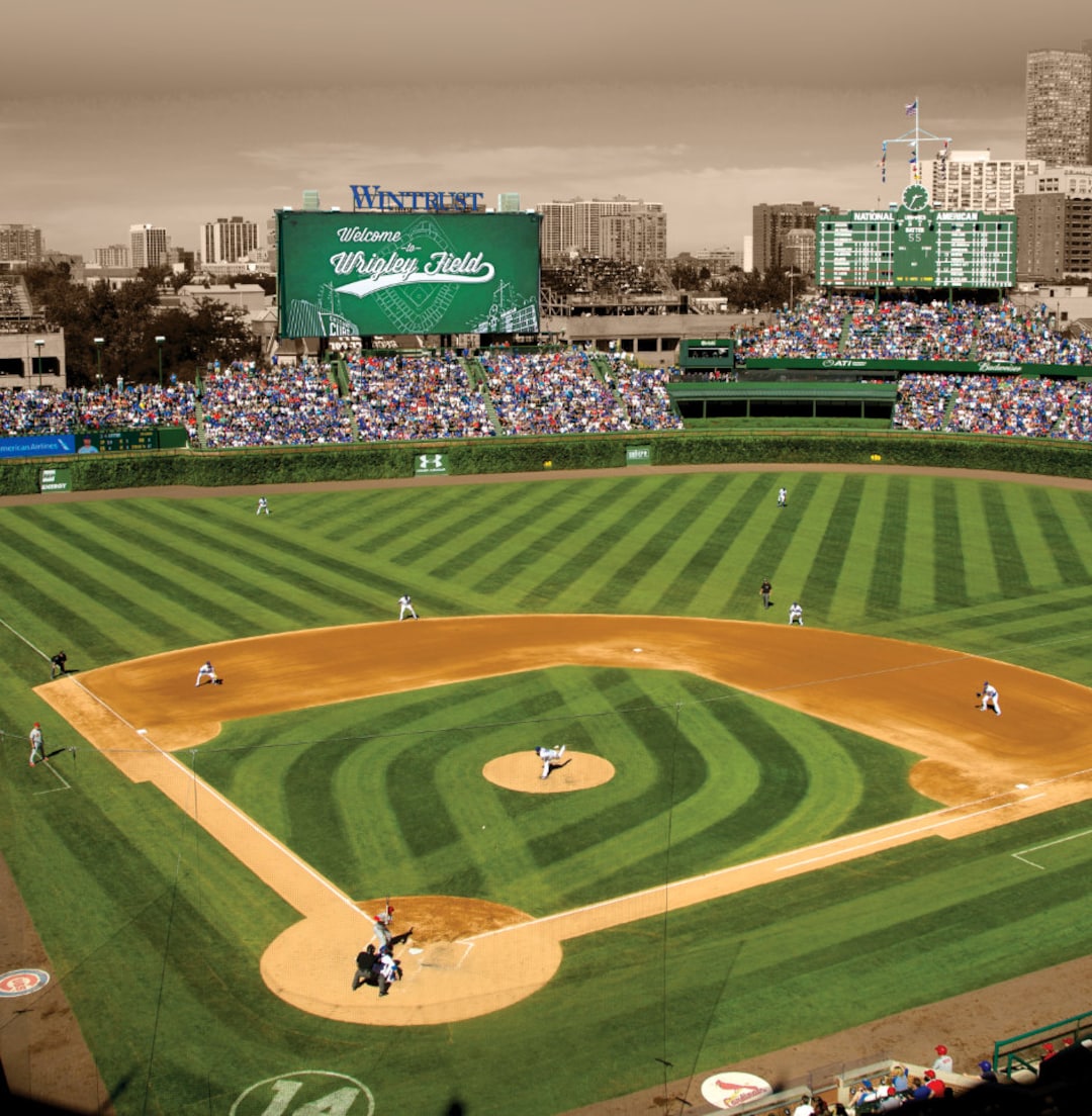 Chicago Cubs Wrigley Field Gallery Wrap Canvas Art - Etsy