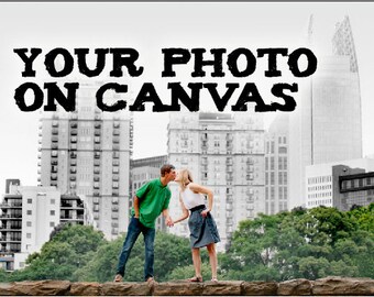 Panoramic Custom Canvas - Your Photo on Canvas - Photo to Canvas, Mothers Day, Wedding, Anniversary, Engagement, Birthday, Newborn