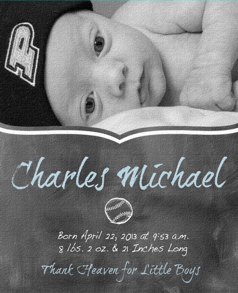 Newborn Baby Canvas 20x24 Custom Art Custom Newborn Canvas, Baby Names Custom Canvas image 1