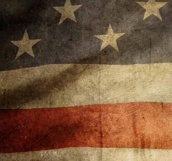 USA FLAG HANGING CANVAS BANNER – Bonjour Fête