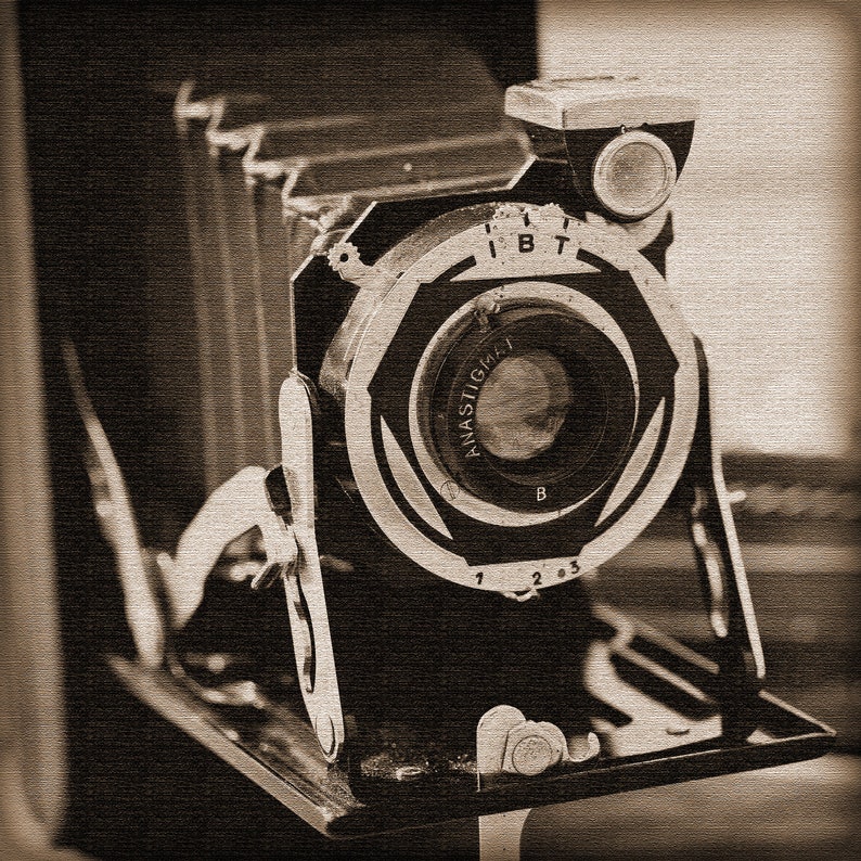 Vintage Cameras on Canvas Set of 3 Prints Etsy