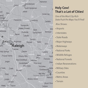 a map of the city of raleigh, north carolina