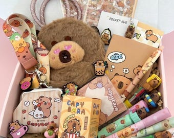 Capybara Mystery Box Australia | Kawaii Blind Box Surprise | Cute Gift for Her | Capybara Lover Gift | Stationery Toys Accessories