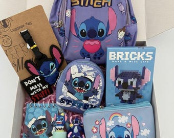 Stitch Surprise Gift Box | Mini Backpack, Coin Purse, Watch, pen, Building Blocks, Blind Box |