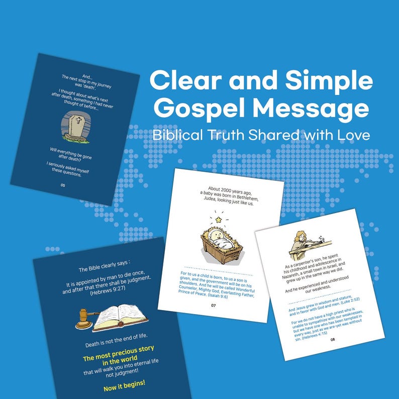 Printable Gospel Tract | Evangelism Booklet PDF - Etsy
