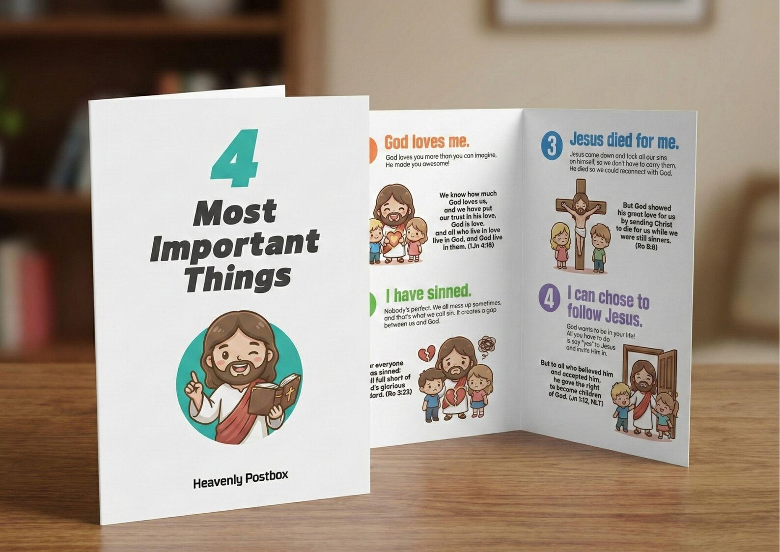 Kids Gospel Tract | 4 Most Important Things Printable (digital Download ...