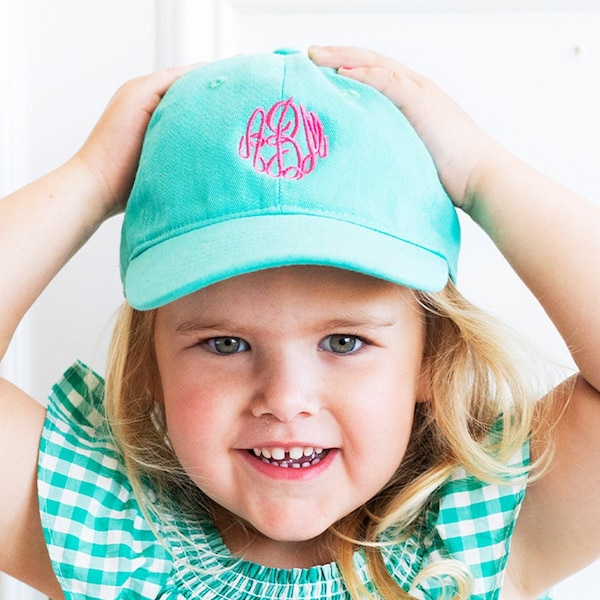 Monogram Toddler Hat, Personalized Baseball Cap for Children, Birthday Gift for Kids, Summer Hat for Toddlers, Camo Ball Cap, Kids Beach Hat