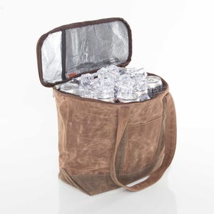 Sac fourre-tout isotherme pour déjeuner monogramme, boîte à lunch personnalisée en toile isolée et sans danger pour les aliments, glacière familiale brodée pour enfants et adultes image 11