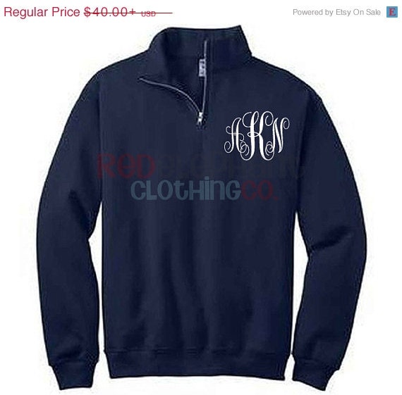 Monogrammed Sweatshirt Monogrammed Pullover Monogrammed | Etsy