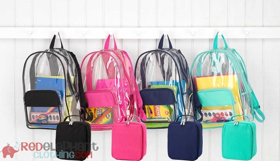monogram bookbag