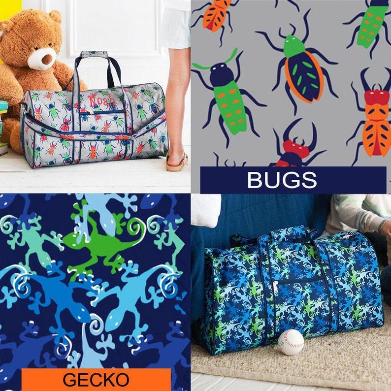 Sac de sport monogramme, sac de sport personnalisé, sac de voyage de nuit, sac de sport pour fille, sac de sport brodé, voyage pour garçons, sac de sport pour femme image 8