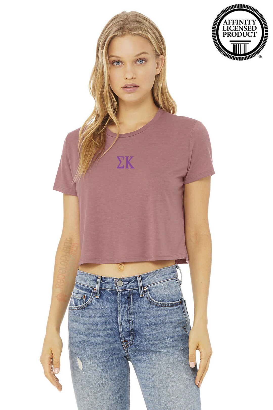 Sigma Kappa Crop Top Embroidered Greek Letters Sorority Baby - Etsy