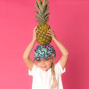 Monogram Toddler Hat, Personalized Baseball Cap for Children, Birthday Gift for Kids, Summer Hat for Toddlers, Camo Ball Cap, Kids Beach Hat Tropical
