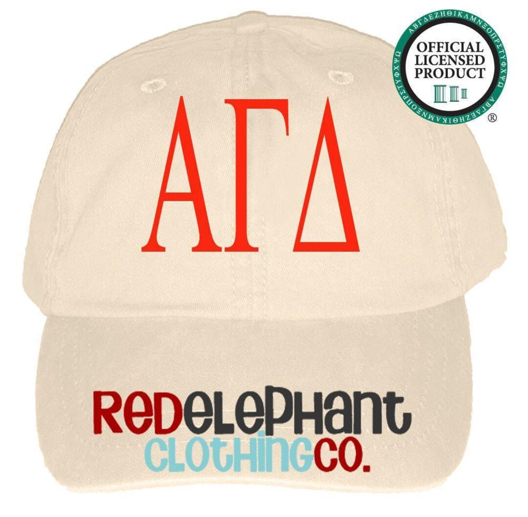 Alpha Gamma Delta Hat Low Profile Baseball Cap, Sorority Rush Week Bid ...
