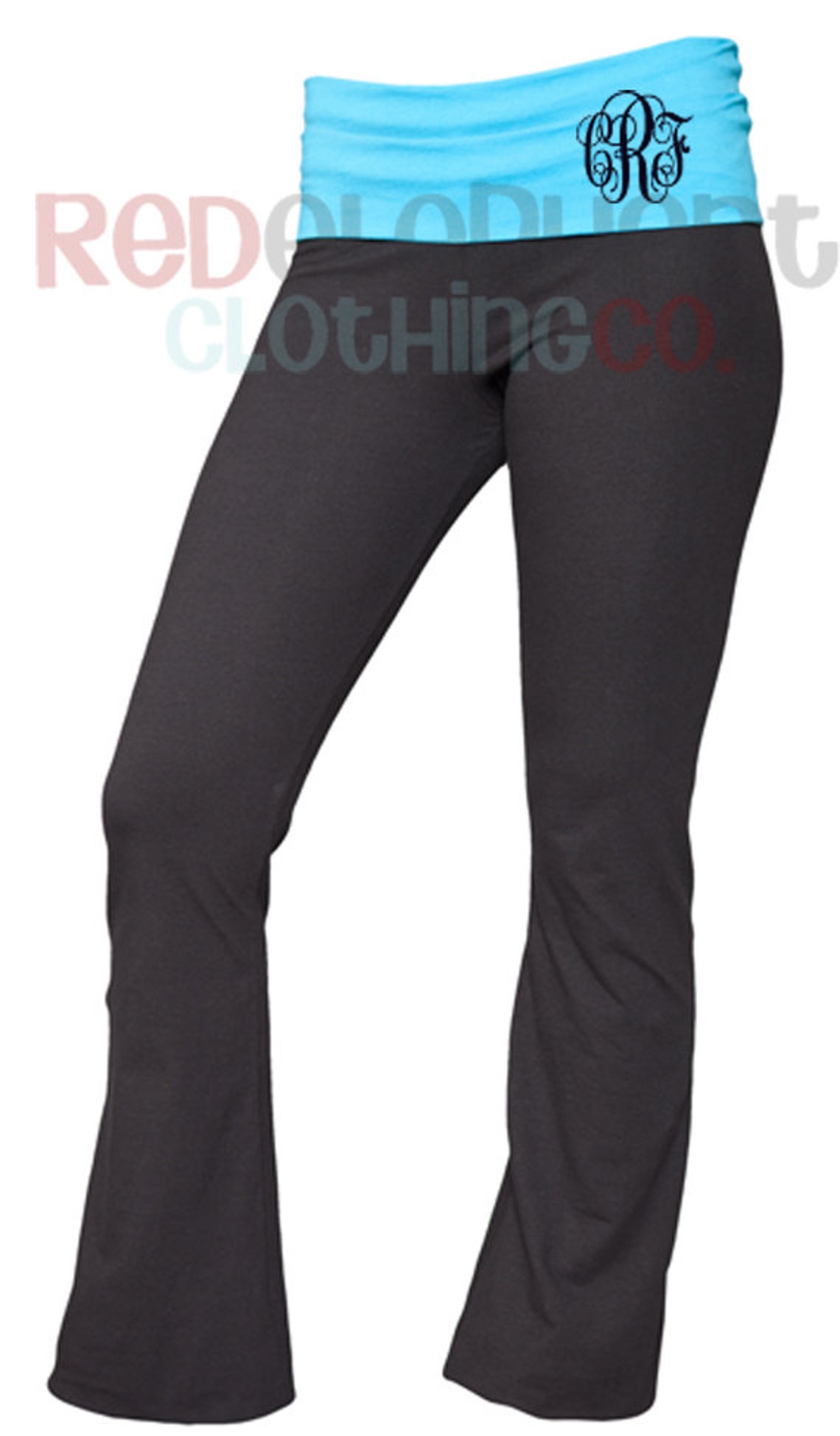 Monogrammed Yoga Pants Personalized Bridesmaid Gift Workout Etsy