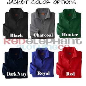 Monogram Fleece Pullover, Personalized Monogram Sweatshirt, Oversized Sweater for Women,Fleece Sweater, Custom Half-Zip Jacket, Adult UNISEX image 6
