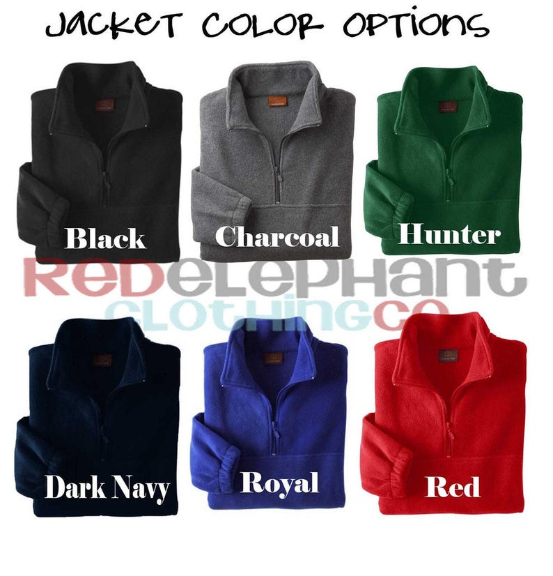 Monogram Fleece Pullover, Personalized Monogram Sweatshirt, Oversized Sweater for Women,Fleece Sweater, Custom Half-Zip Jacket, Adult UNISEX image 6