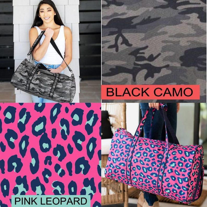 Sac de sport monogramme, sac de sport personnalisé, sac de voyage de nuit, sac de sport pour fille, sac de sport brodé, voyage pour garçons, sac de sport pour femme image 4