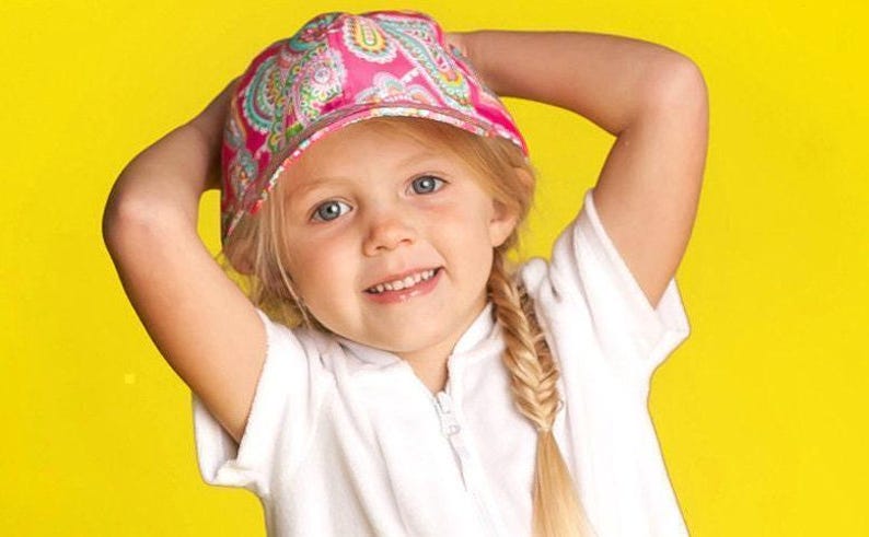 Monogram Toddler Hat, Personalized Baseball Cap for Children, Birthday Gift for Kids, Summer Hat for Toddlers, Camo Ball Cap, Kids Beach Hat Lizzie