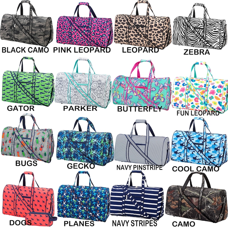 Sac de sport monogramme, sac de sport personnalisé, sac de voyage de nuit, sac de sport pour fille, sac de sport brodé, voyage pour garçons, sac de sport pour femme image 1