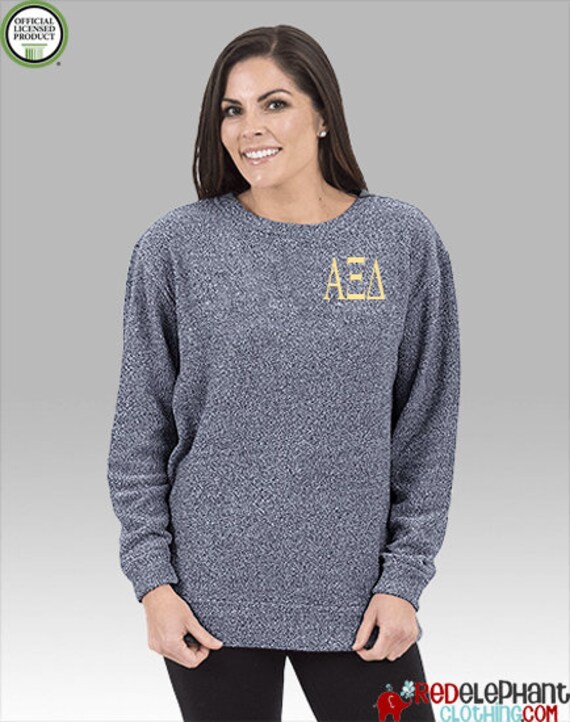Alpha Xi Delta Custom Game Day Tote Navy Blue