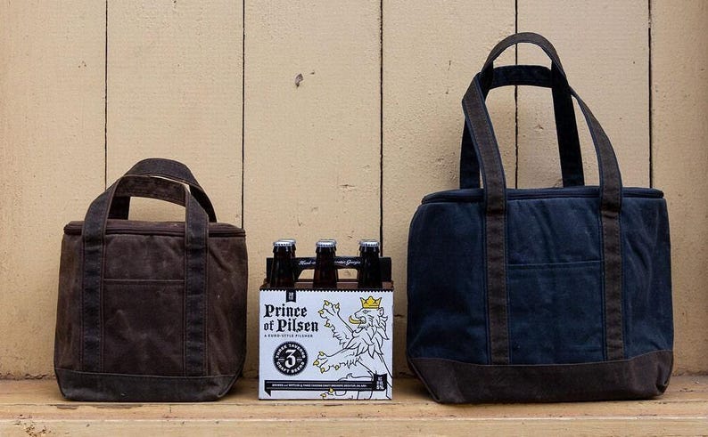 Sac fourre-tout isotherme pour déjeuner monogramme, boîte à lunch personnalisée en toile isolée et sans danger pour les aliments, glacière familiale brodée pour enfants et adultes image 9