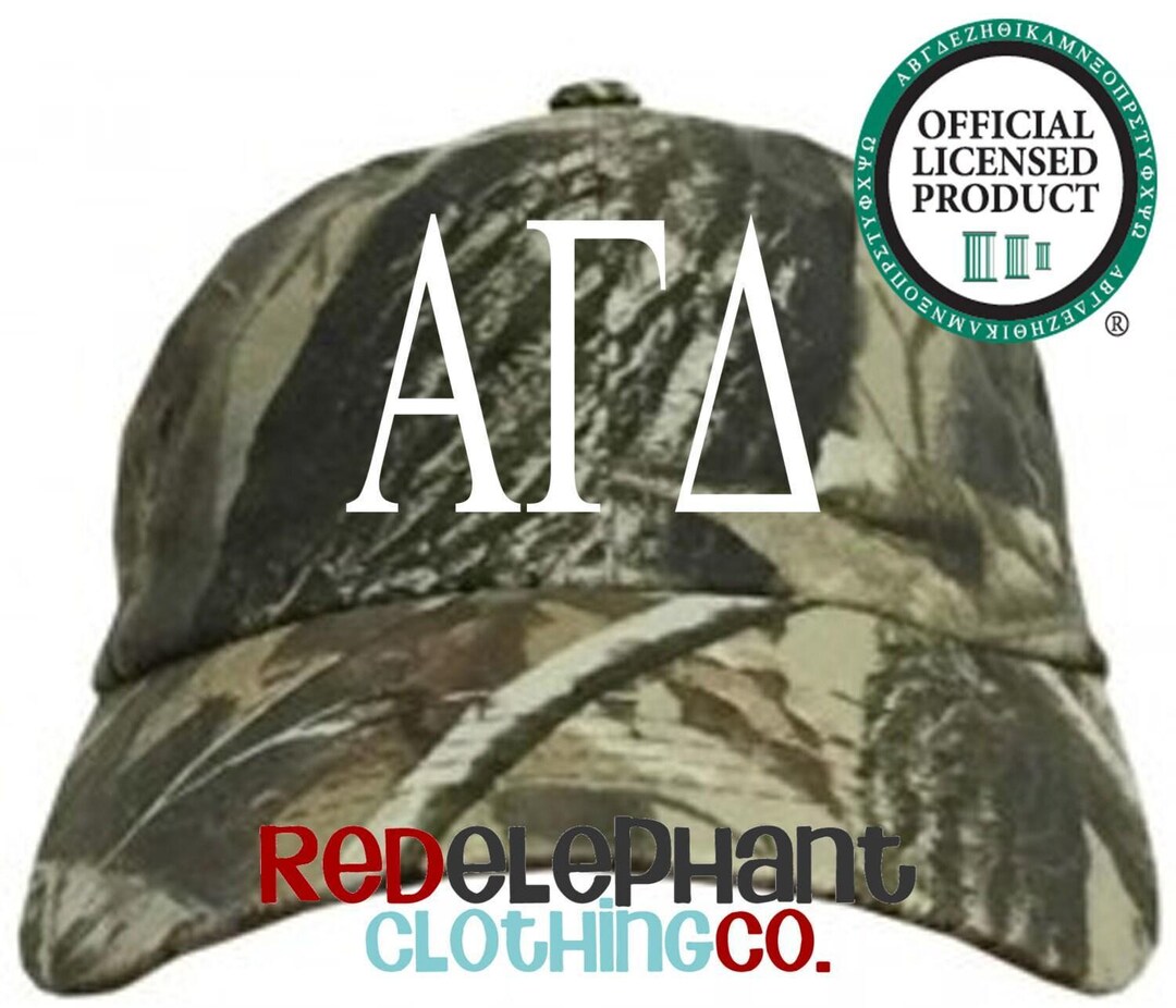 Alpha Gamma Delta Camo Baseball Hat, Alpha Gam Camouflage Cap, Sorority ...