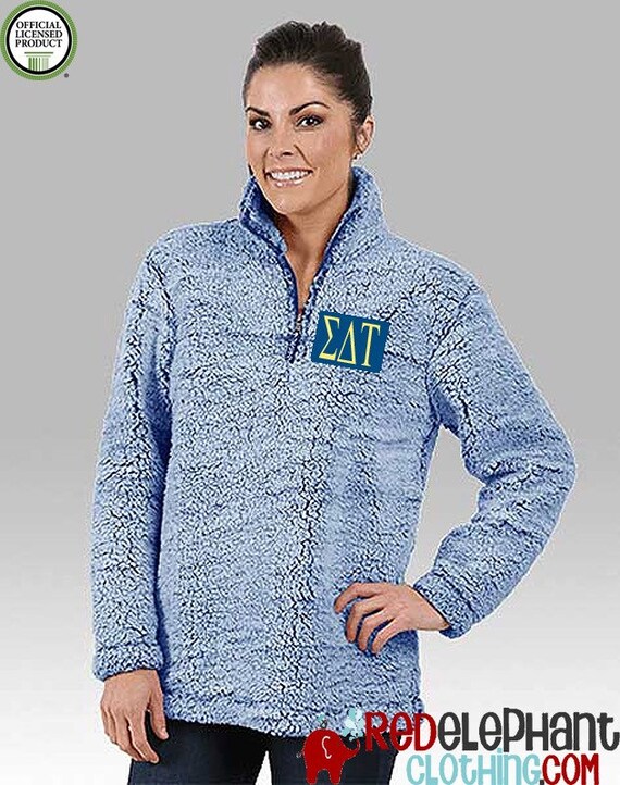 Etsy monogram sherpa pullover deals