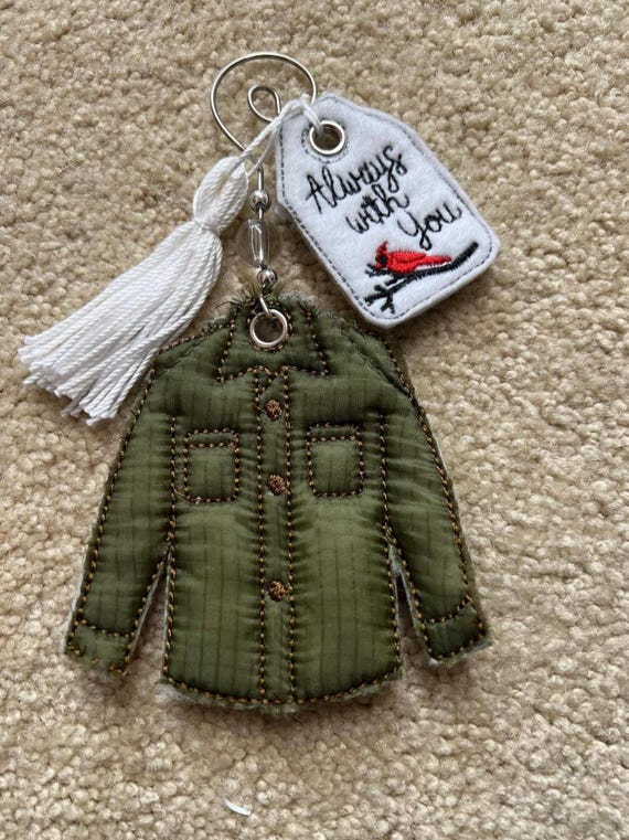 Personalized Memorial Ornament Made from Loved One’s Clothing | Memory Keepsake | Sympathy Gift | Custom Remembrance Ornament
