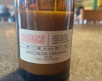 Famous LGO Arcadia Orange Candle - Etsy