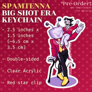 Spamtenna Big Shot Era 2.5&quot; Keychain *PREORDER! (Limited Time)