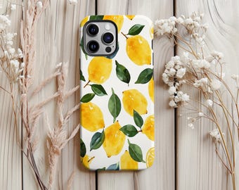 Watercolor Lemon Phone Case