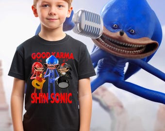 Shin Sonic Kids T-Shirt: Good Karma Horror Band