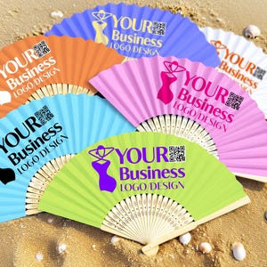 Custom Hand Fan with Text, White Paper Fan for Wedding, Bachelorette Party Fan, Birthday Favor Fans, Bulk Baby Shower Favors, Gift for Guest