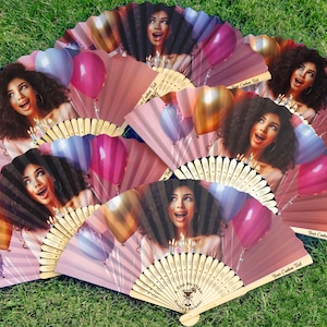 Personalized Birthday Fan/A Tini Bit Older/Bulk Custom Photo Fans for Birthday/Martini Theme Fans/21st 30th 40th 50th Birthday Party Favors