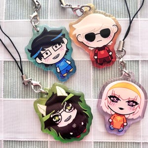 Homestuck Beta Kids 1.5&quot; Phone Charms