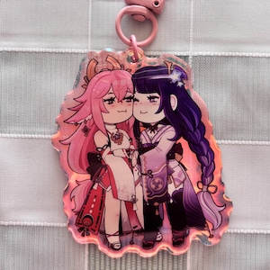Ei und Miko 2,5 &quot;Acryl Charm