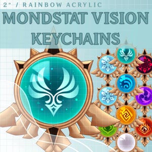 Mondstat 2" Vision Keychains