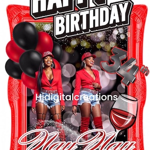 Birthday Standee Template
