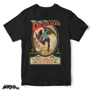 Devilman – Superman Classic Comic Parody Graphic Tee - Retro Superhero Unisex T-shirt