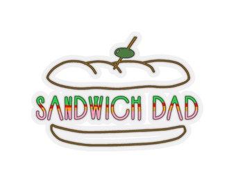 Sandwich Dad Logo Stickers
