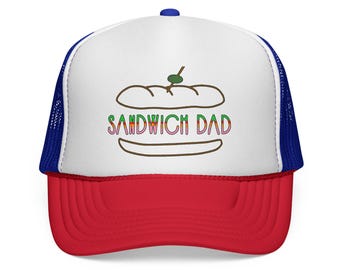 Sandwich Dad Logo Trucker Cap - Vintage Style