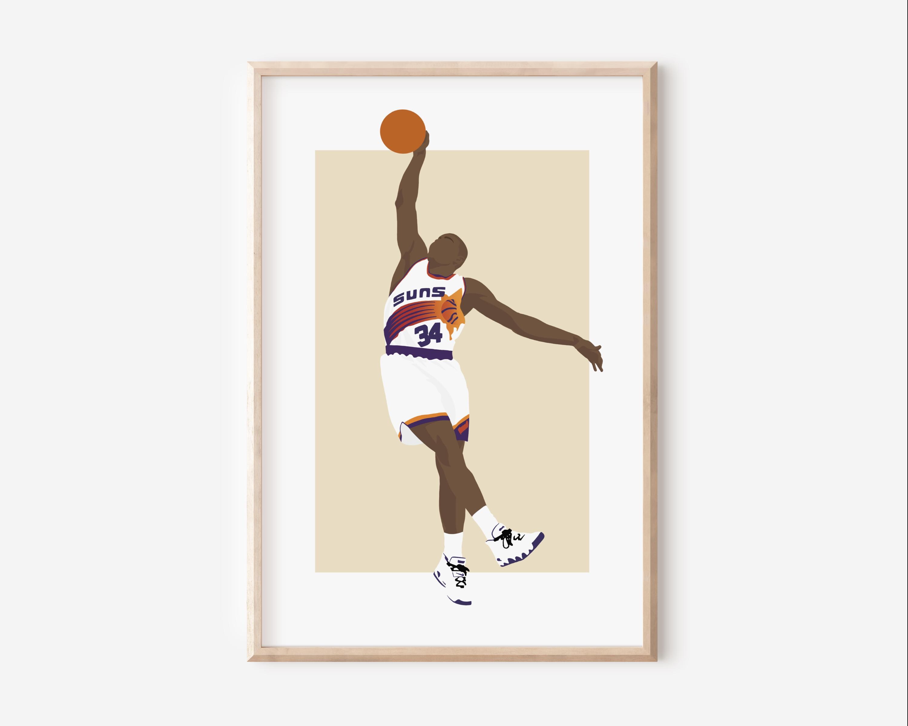 チャールズ  バークリー  サンズ  NBA  ポスター バスケ チャールズ バークリー サンズ NBA ポスター バスケ Charles Barkley